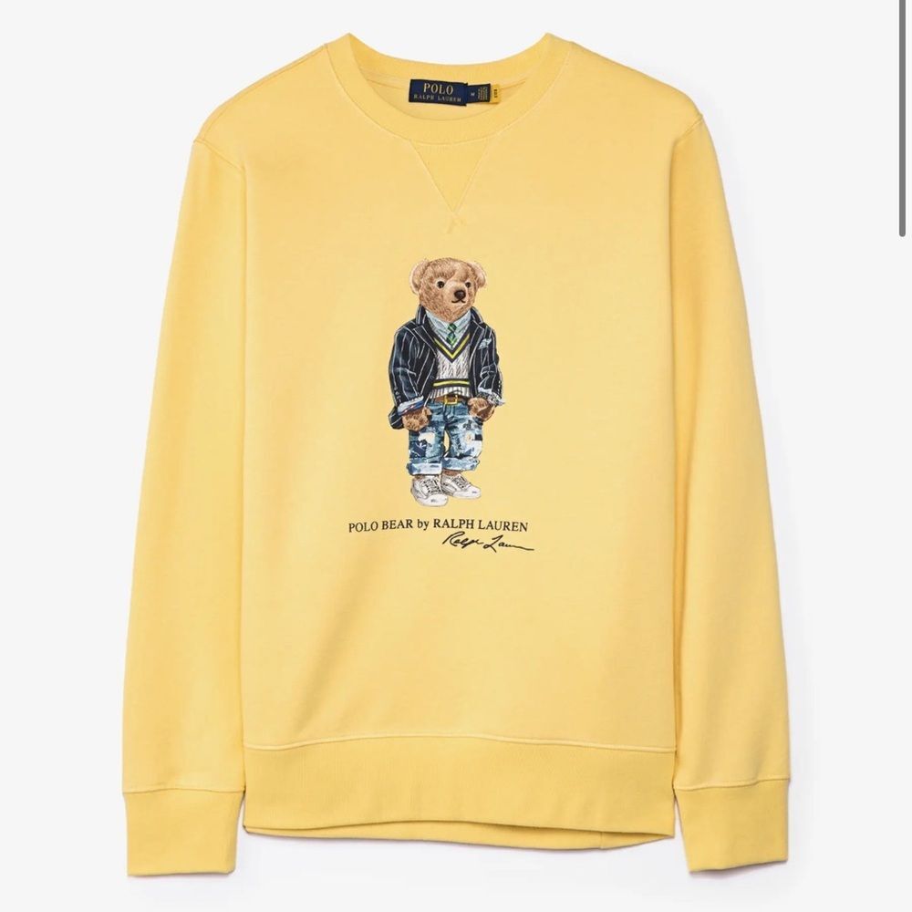 Polo Ralph Lauren Polo Bear Fleece Sweatshirt – Sunwashed Yello